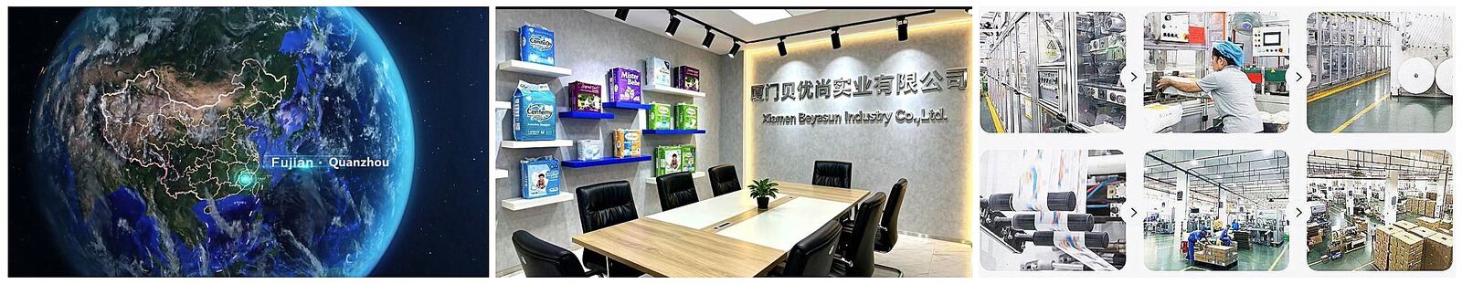 Beyasun Industrial Co.,Ltd خط إنتاج المصنع