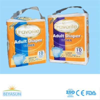 أشرطة حجم Pp حفاضات الكبار القابل للتصرف الولايات المتحدة الأمريكية FLUFF PULP Wetness Indictor